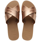 Havaianas Aqua Metallic Womens Sandal 3581-Rose Gold 9