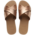 Havaianas Aqua Metallic Womens Sandal 3581-Rose Gold 11