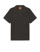 Rhythm Vintage Terry Polo BLK-Vintage Black 3L