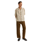 Rhythm Vacation Stripe SS Shirt NAT-NATURAL 2M