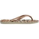 Havaianas Slim Animals Womens Sandals 6516-Beige-Beige 11