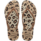Havaianas Slim Animals Womens Sandals 6516-Beige-Beige 11