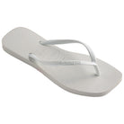 Havaianas Slim Square Womens Sandal 0001-White 11
