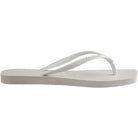 Havaianas Slim Square Womens Sandal 0001-White 9