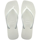 Havaianas Slim Square Womens Sandal 0001-White 9