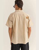 Rhythm Embroidered Seersucker SS Shirt NAT-NATURAL 4XL