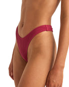 Rhythm Isla Rib Skimpy Pant SAN-SANGRIA 3M
