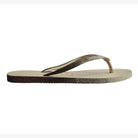 Havaianas Slim Sparkle Me Womens Sandals 0154-Sand Grey 7