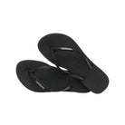 Havaianas Slim Sparkle Me Womens Sandals 0090-Black 9