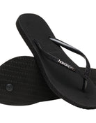 Havaianas Slim Sparkle Me Womens Sandals 0090-Black 9