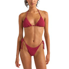 Rhythm Isla Rib Slide Tri Top SAN-SANGRIA 4L