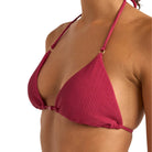 Rhythm Isla Rib Slide Tri Top SAN-SANGRIA 3M