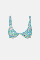 Rhythm Cabo Paisley Twist Front Top GRN-GREEN 4L