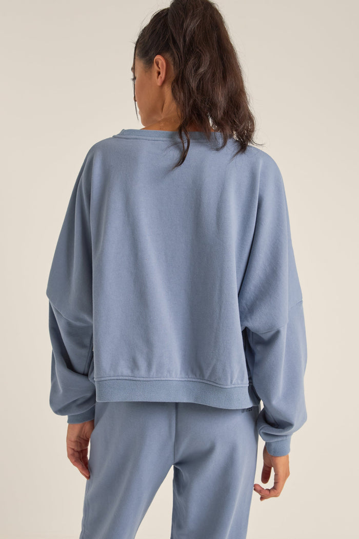 Rhythm Washed Out Slouch Fleece NAV-WASHED NAVY 3M