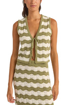 Rhythm Carmen Stripe Knit Vest SAG-SAGE 4L