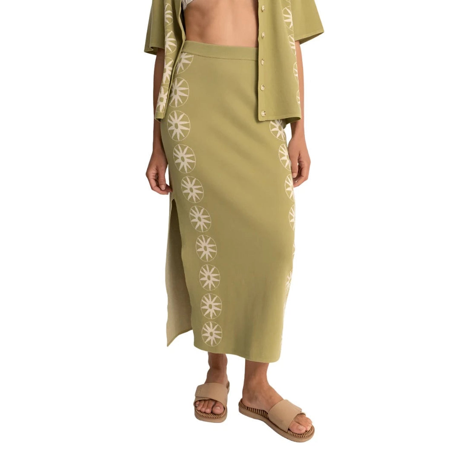 RHYTHM HORIZON KNITTED SKIRT