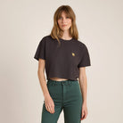 Roark Seek Cropped Boxy Premium Tee FDL-Faded Black M