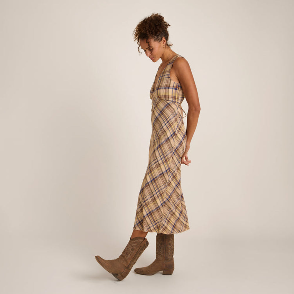 Roark Moonlight Midi Dress TUS-Tundra Sun S