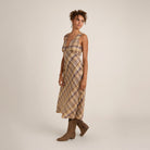 Roark Moonlight Midi Dress TUS-Tundra Sun XS