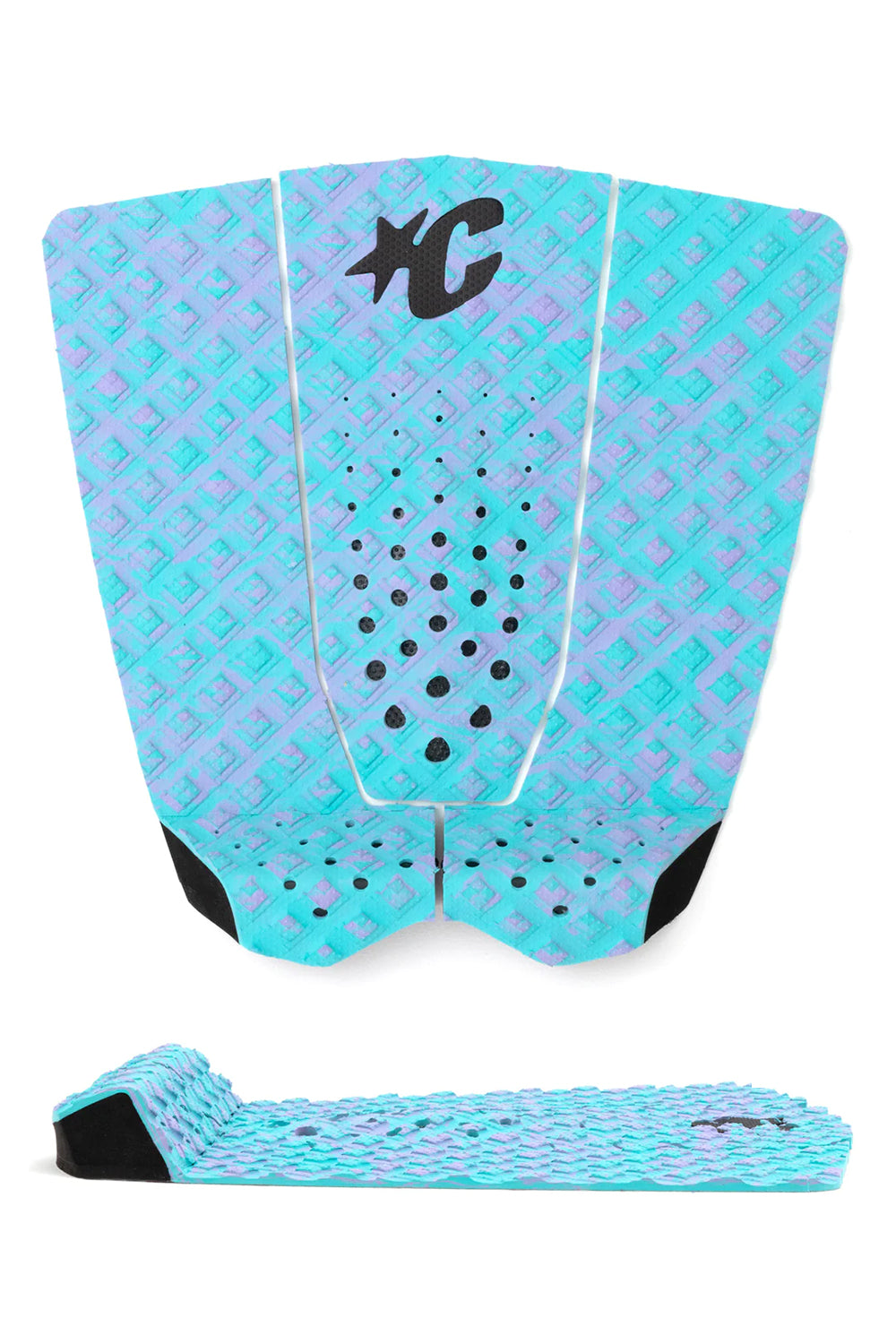 Creatures of Leisure Griffin Colapinto Lite EcoPure Traction Pad Fluro Blue Lavender Swirl