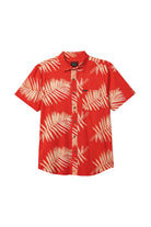 Brixton Charter Print SS Woven Aloha Red/Palm Leaf M