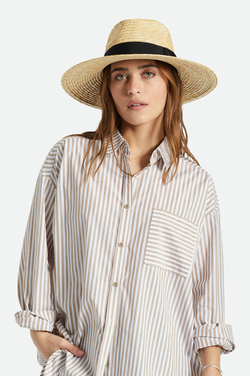 Brixton Joanna Straw Hat HONEY XS