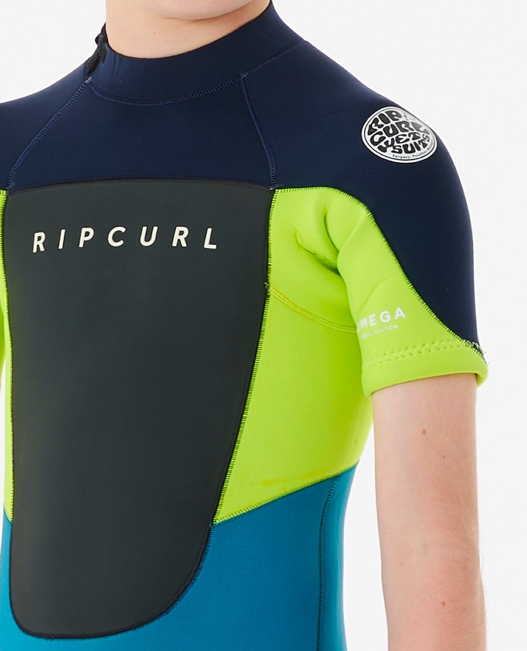 Rip Curl Omega 1.5mm Back Zip SS Boys Springsuit | Island Water Sports