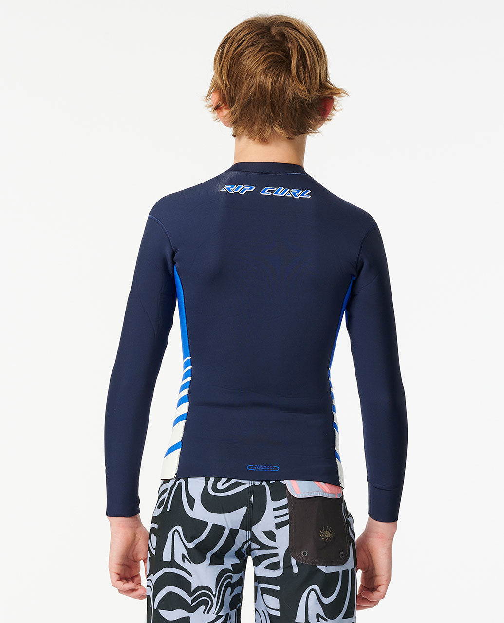 Rip Curl Dawn Patrol 1.5mm Front Zip LS Boys Wetsuit Jacket