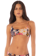 Maaji Patchwork Rose Micah Top Beige L