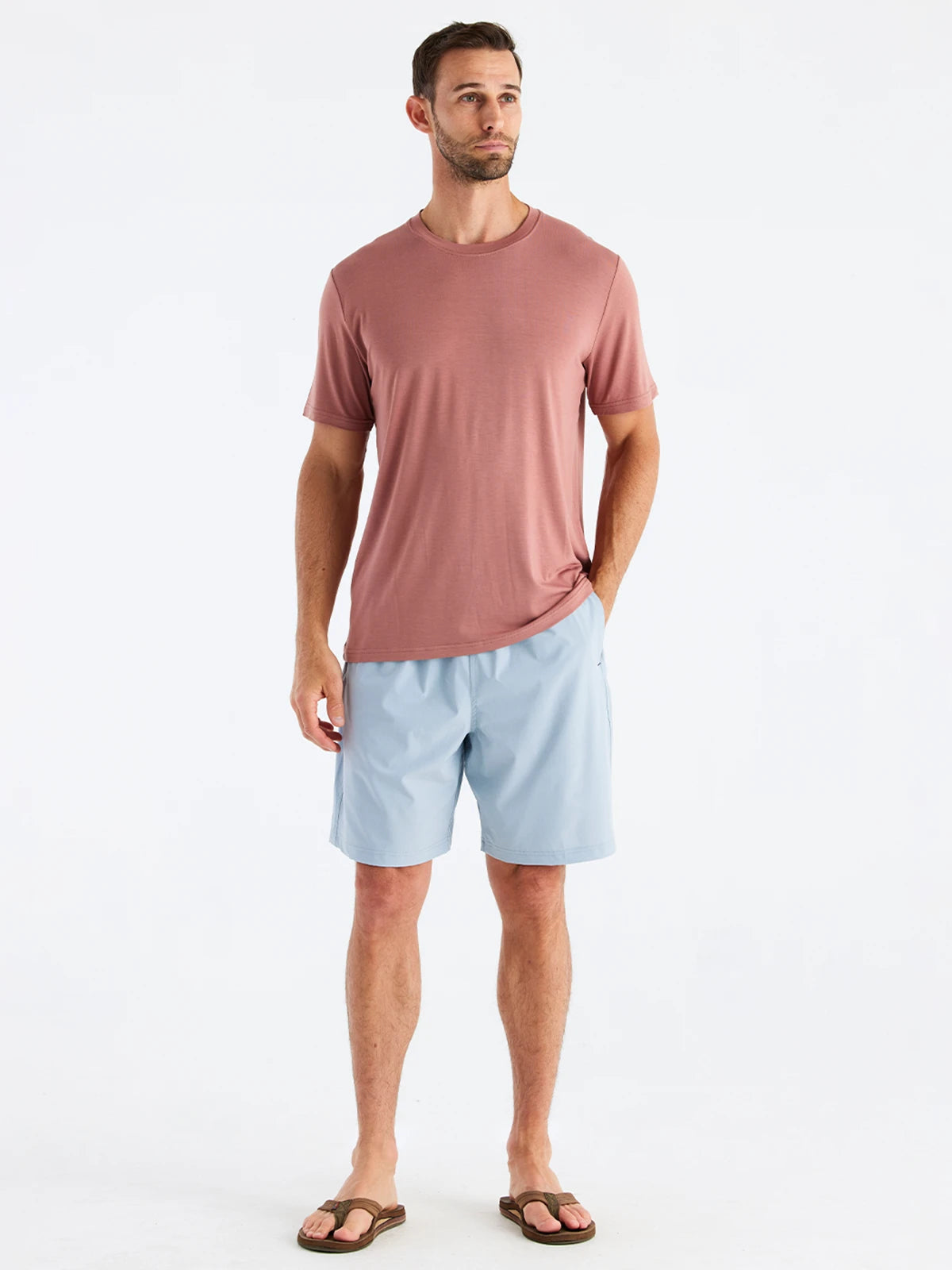 Free Fly Bamboo Motion Tee Redwood S