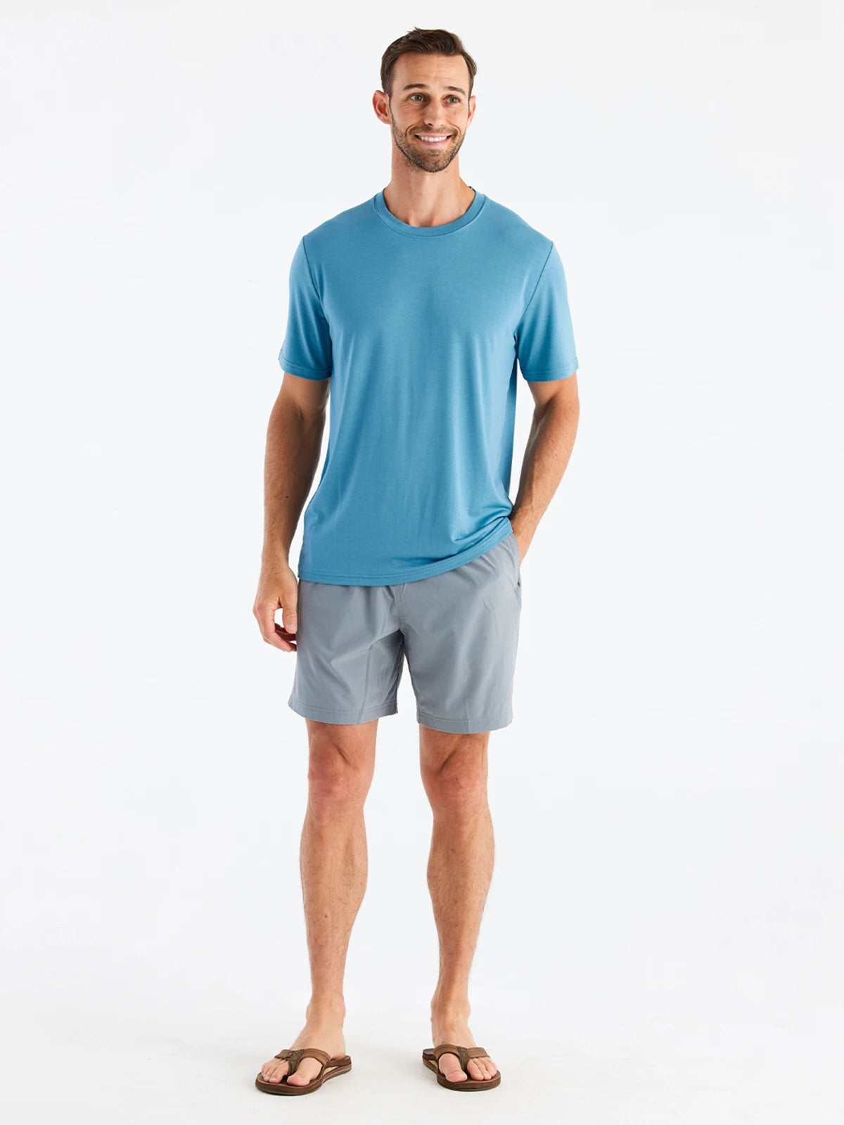 Free Fly Bamboo Motion Tee Fatigue M