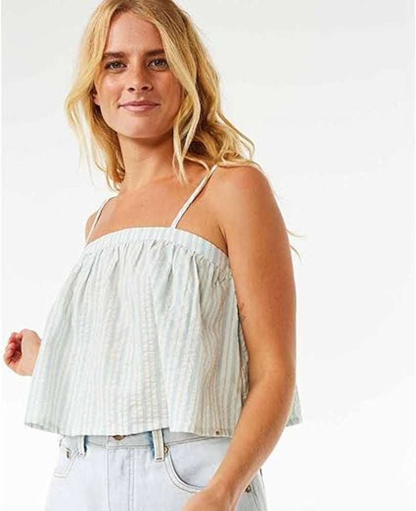 Rip Curl Hilo Top Blue/White XS