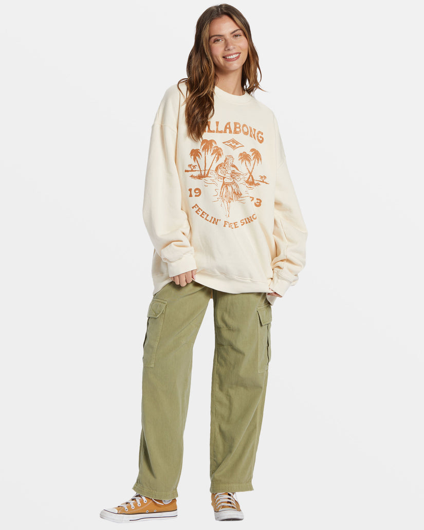 Billabong Ride In Pullover Sweatshirt WCW0 XL/14