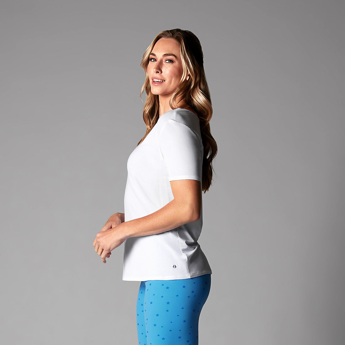 Tavi Everyday V-Neck Tee WHITE SM