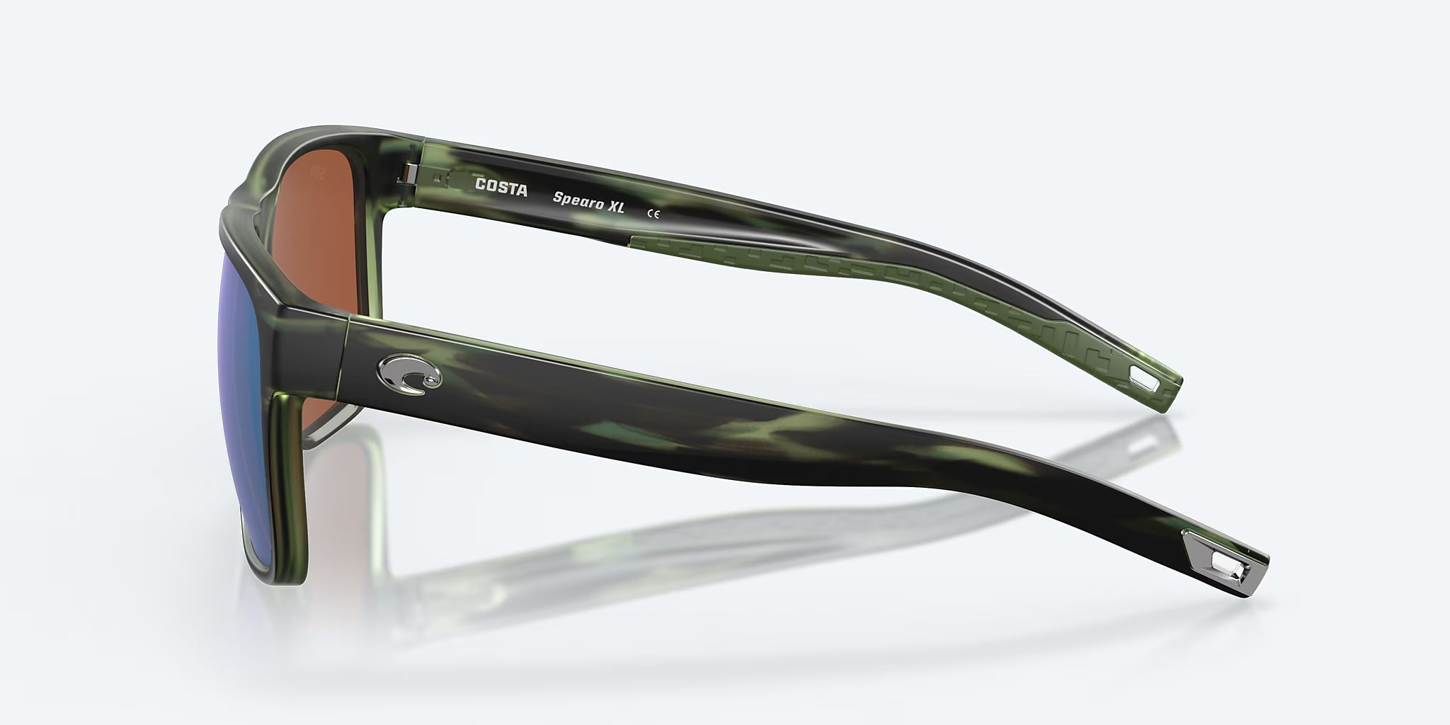 Costa Del Mar Spearo XL Sunglasses MatteReef GreenMirror 580P