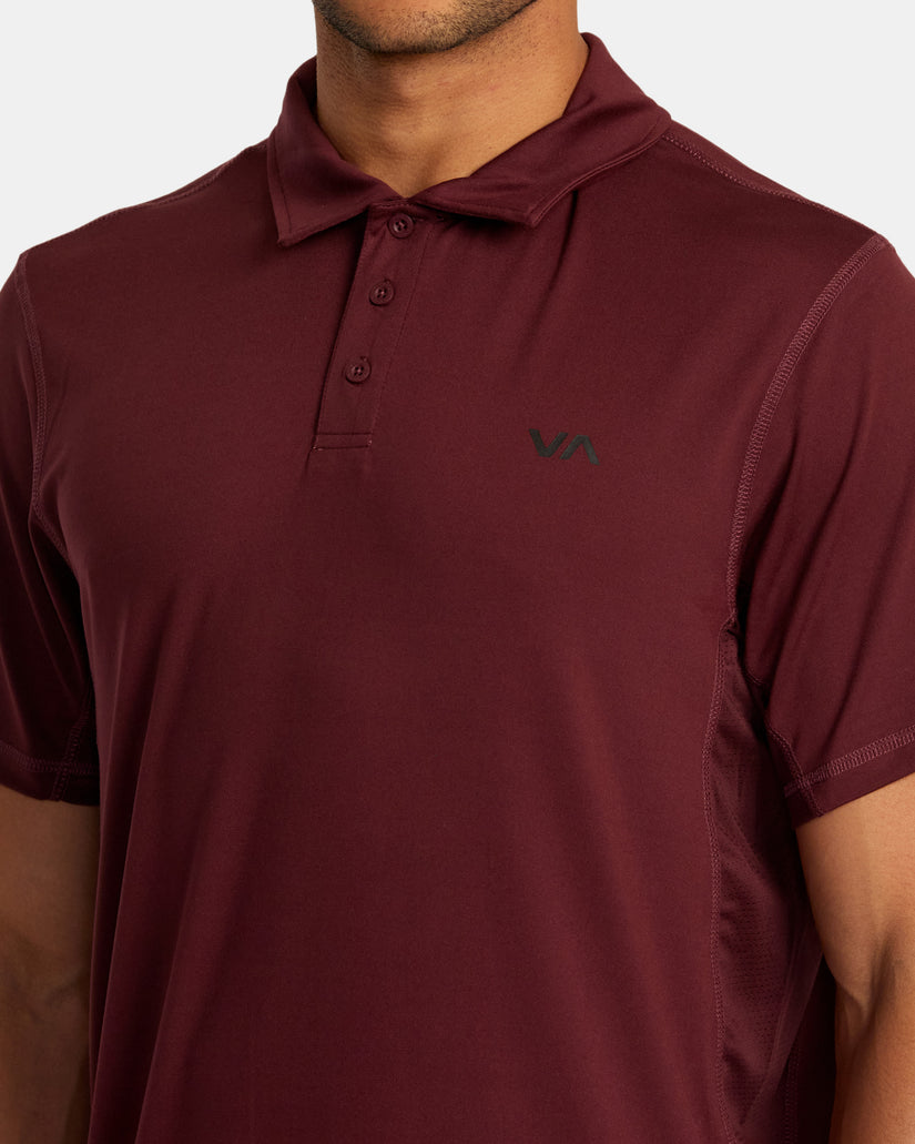 RVCA Sport Vent Polo Shirt PLM S