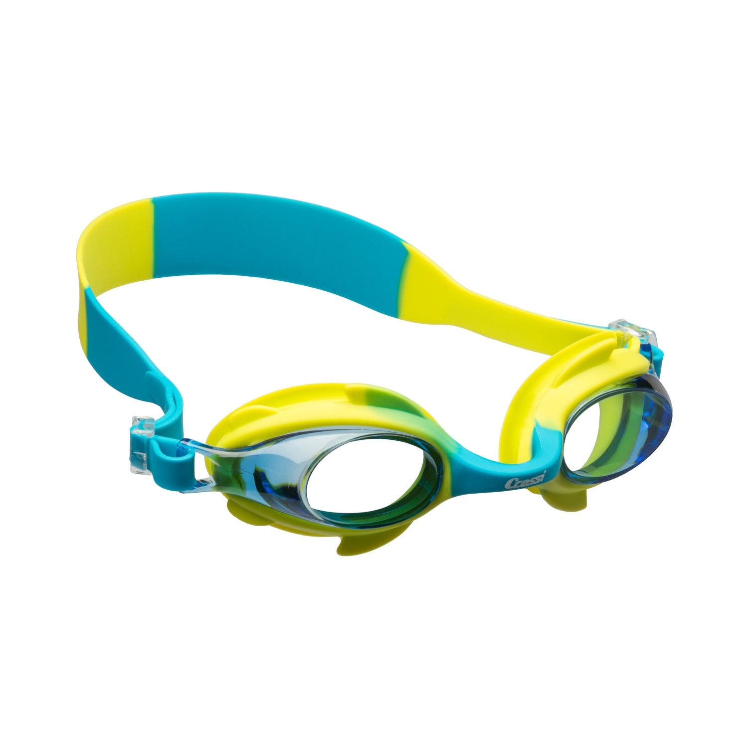 Cressi Seahorse Kids Goggle Green/Azure
