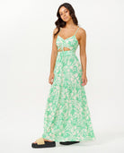 Rip Curl Sun To Sea Maxi Dress 0060-Green S