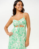 Rip Curl Sun To Sea Maxi Dress 0060-Green L