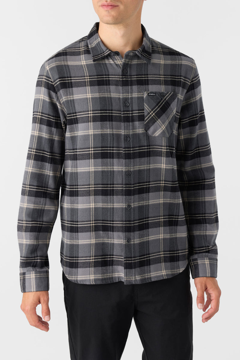 O'Neill Redmond Standard Fit LS Woven GRA M