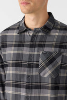 O'Neill Redmond Standard Fit LS Woven GRA S