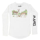Mang Key Deer Deerfield LS Lycra White M