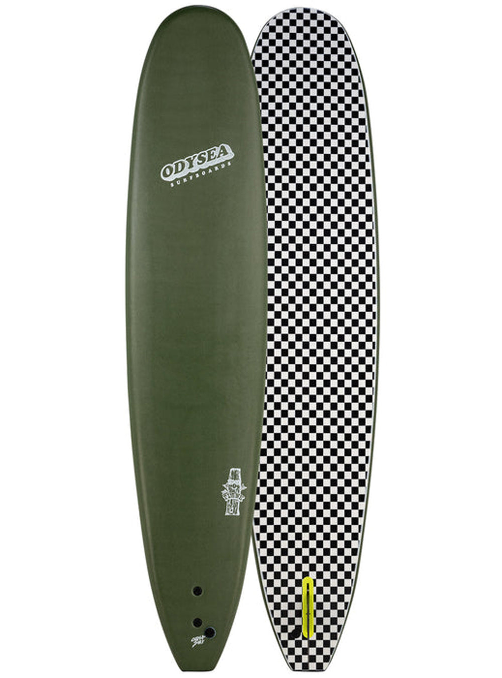 Odysea Plank Single Fin MilitaryGreen24 9ft0in