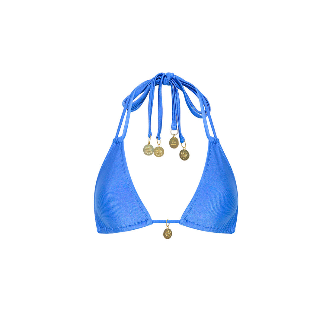 Kulani Kinis HALTER BRALETTE BIKINI TOP BlueBell L