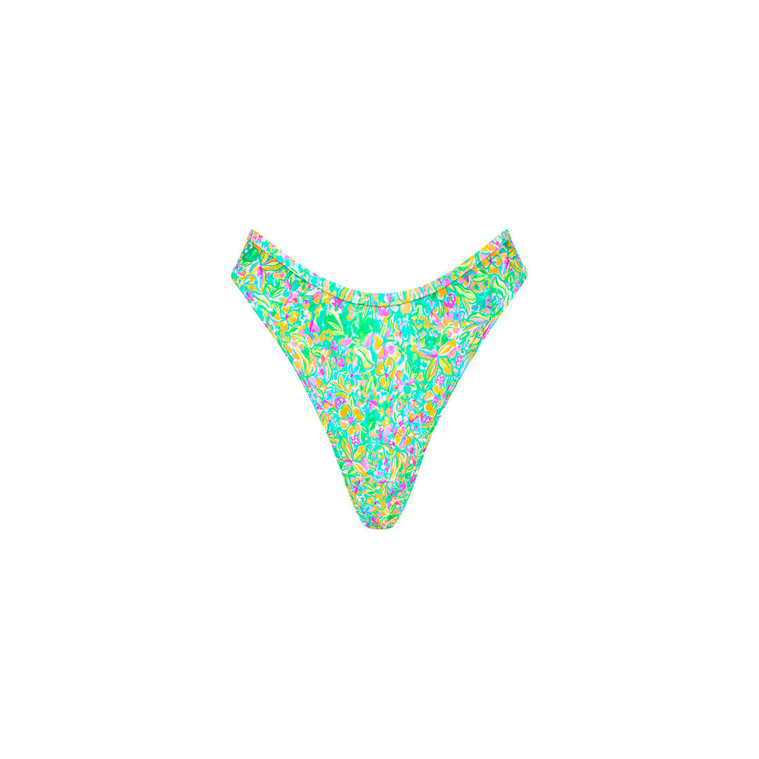 Kulani Kinis High Leg Thong Bikini Bottom SpringFling L