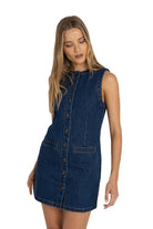 Rhythm Gia Denim Dress BLU-BlueWash S