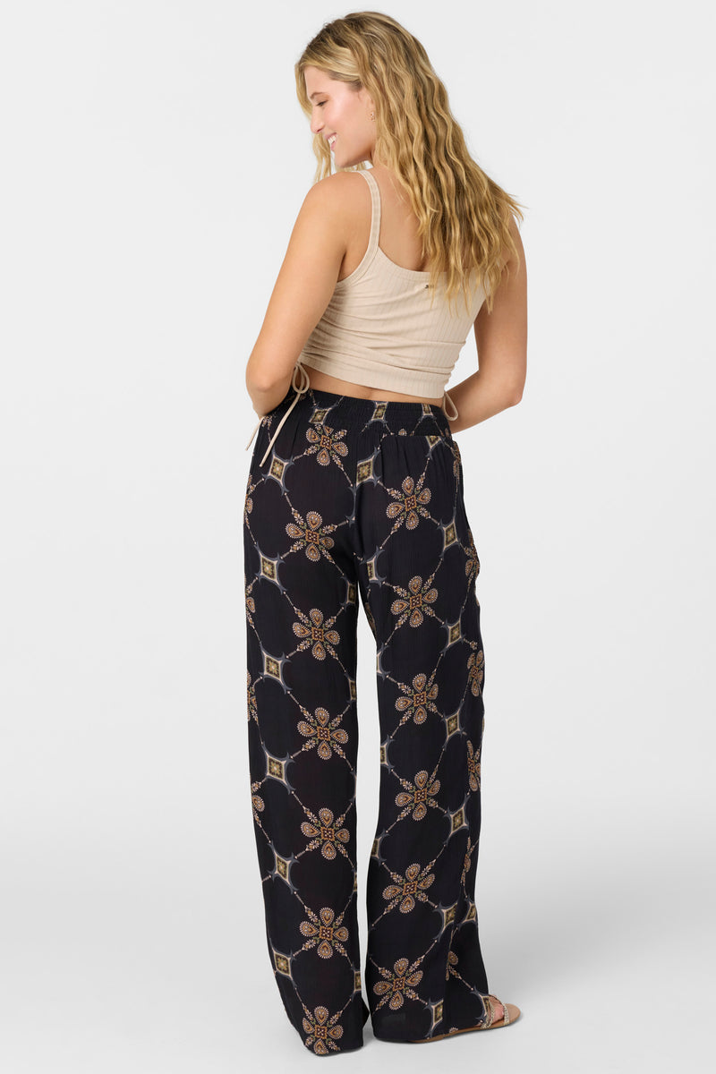 O'Neill Jonie Grid Tile Beach Pants BLK M