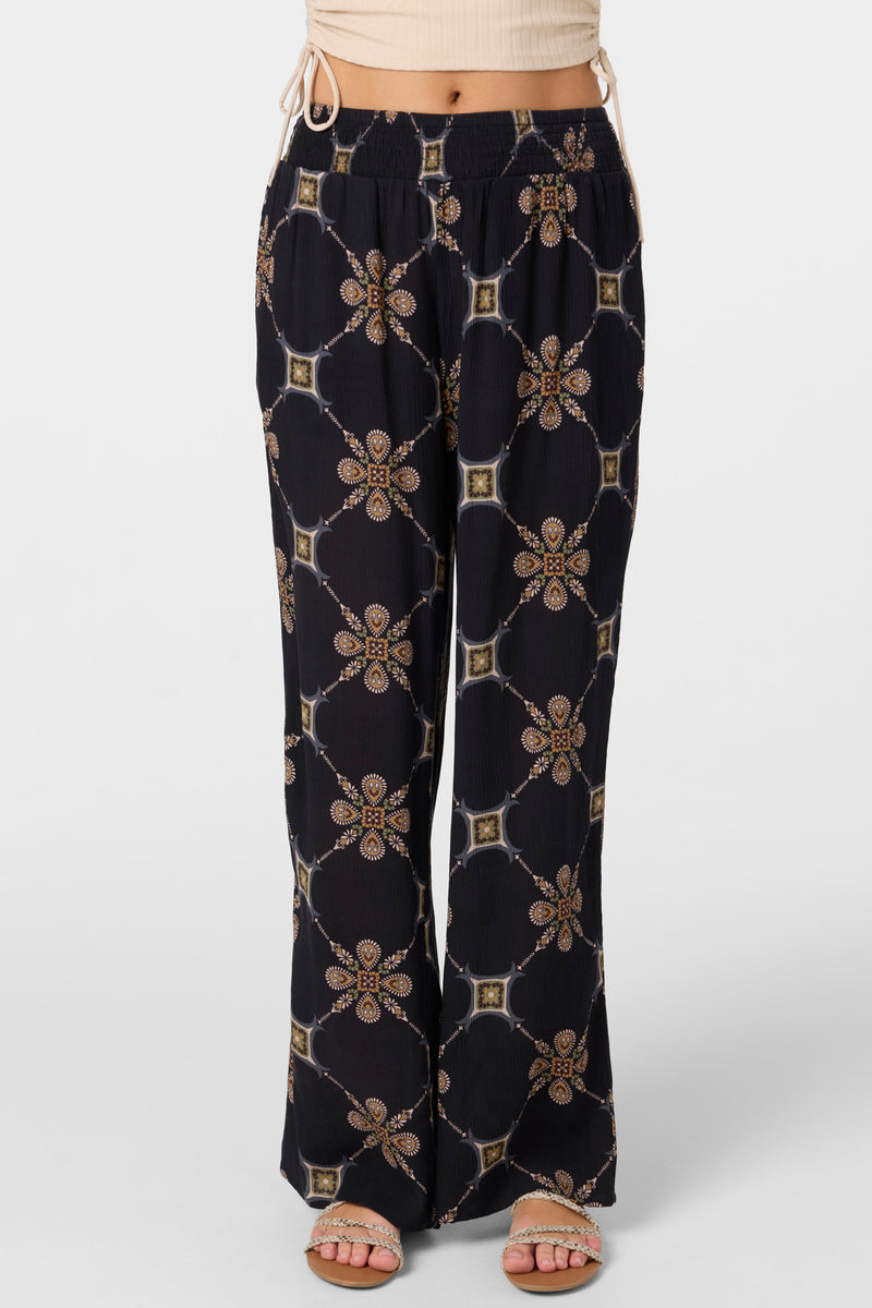 O'Neill Jonie Grid Tile Beach Pants BLK XL