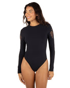 Hurley Shadow Palm Crop LS Rashguard Black M