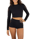 Hurley Shadow Palm Retro Swim Short Black S